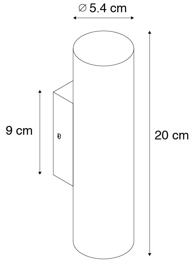 Aplică modernă bronz cu 2 lumini - Jeana