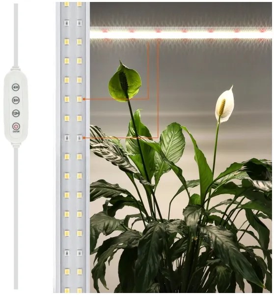 LED lampă subacvariu pentru creșterea plantelor GROWLY LED/15W/230V