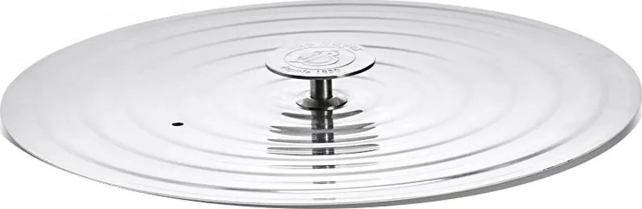 De Buyer 3460.03 - Capac universal din inox pentru tigăi joase, 26-28 cm
