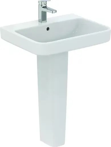 Lavoar suspendat Ideal Standard i.life B alb lucios 50 cm cu orificiu baterie si preaplin