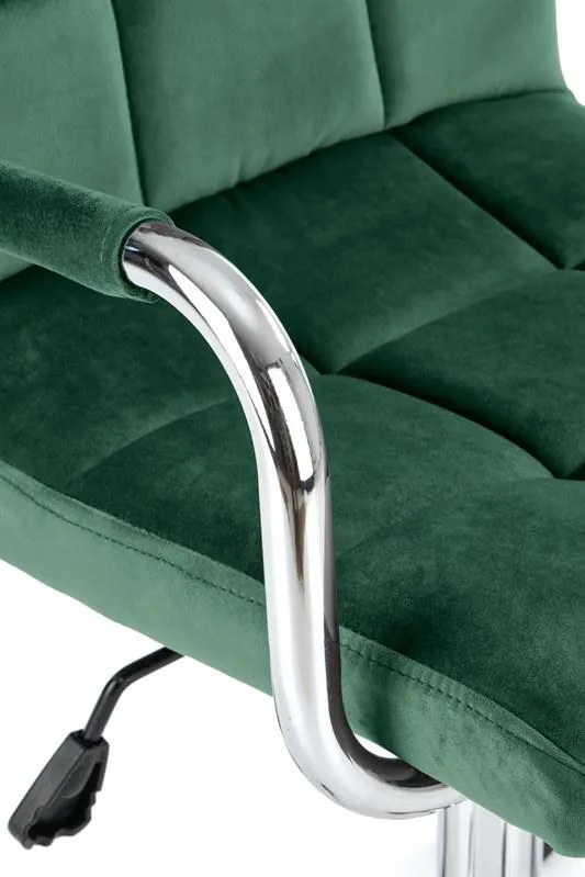 Scaun de birou Gonzo 4 Velvet Verde – H105 cm