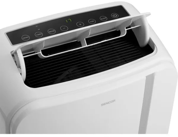 Aparat mobil inteligent de aer condiționat 3 în 1 Sencor 1450W/230V 12000 BTU Wi-Fi alb + telecomandă