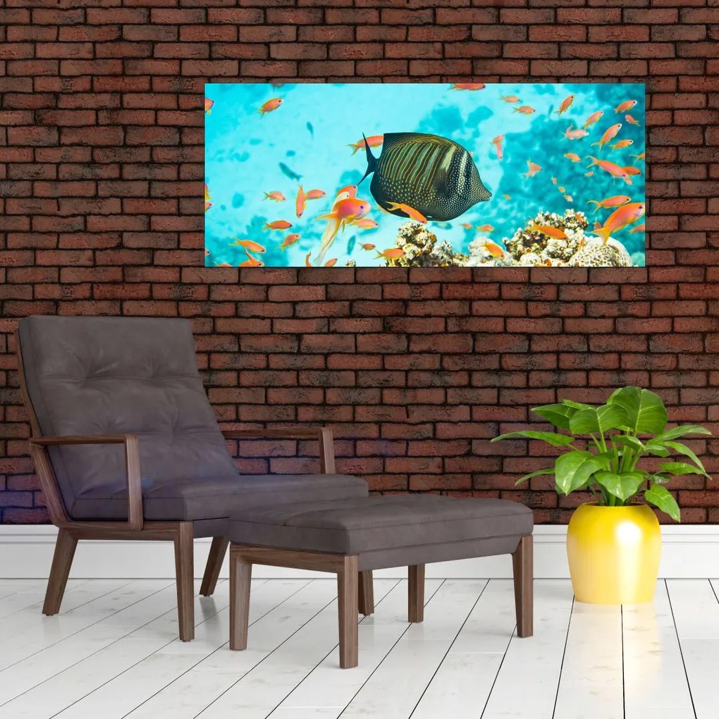 Tablou lumii submarine (120x50 cm)