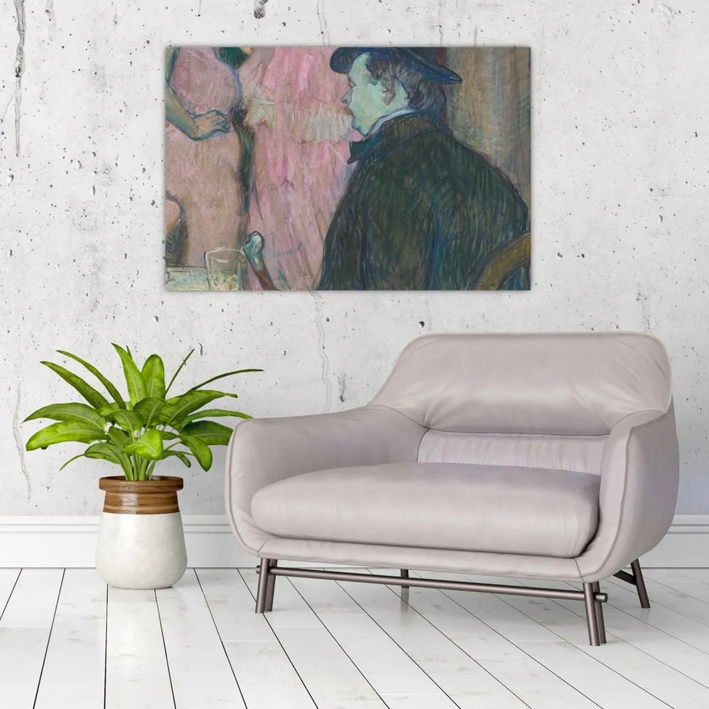 Tablou - Henri de Toulouse-Lautrec, Maxime Dethomas, reproducere (90x60 cm)