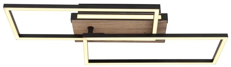 Plafoniera LED design indistrial Colli negru