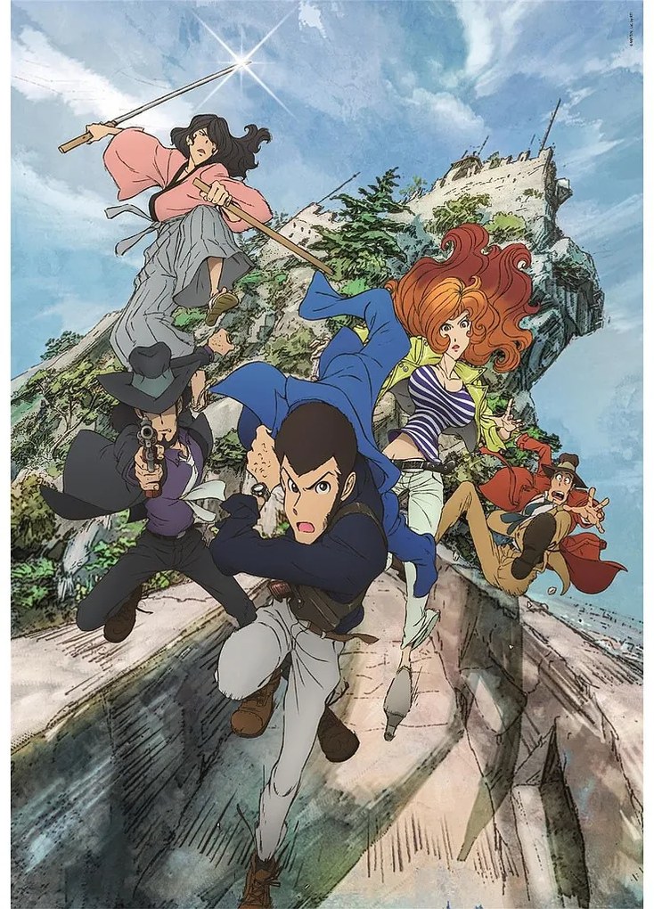 Anime Puzzle Compact Lupin III 1000 de piese Clementoni