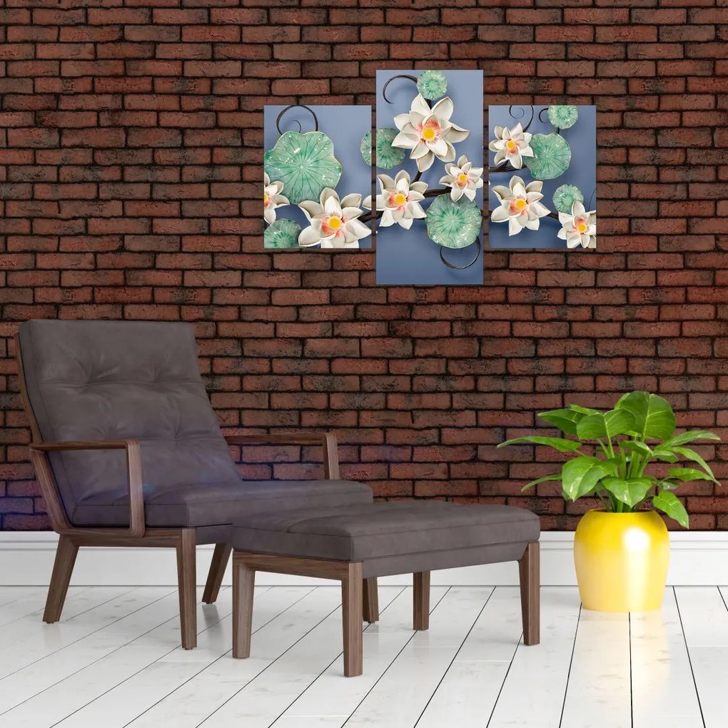 Tablu cu nufăr (90x60 cm)