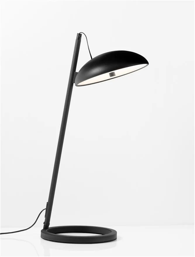 Veioza, lampa de masa LED Flute negru