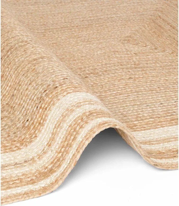 Covor crem/în culoare naturală reversibil/țesut manual din iută 160x230 cm Jutta – Hanse Home