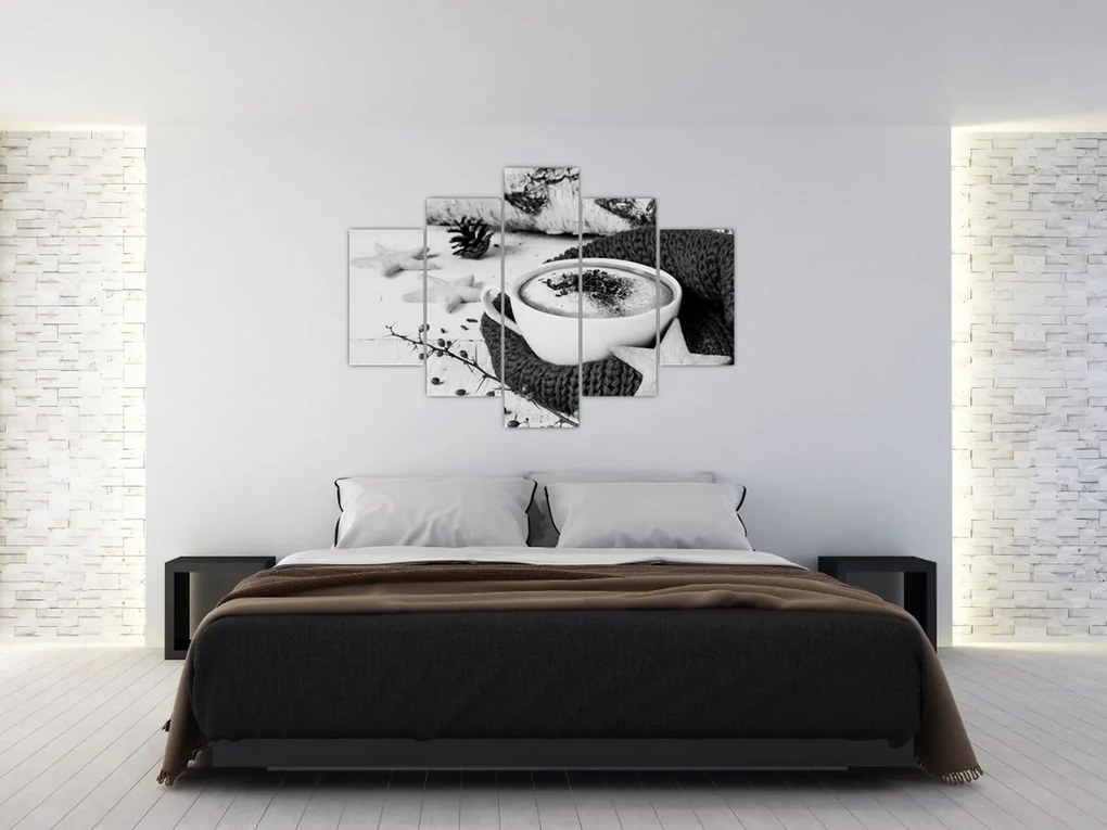 Tablou - Cappuccino de iarnă (150x105 cm)