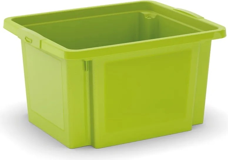 Cutie de depozitare verde din plastic 42x35x23 cm H-Box S – KIS