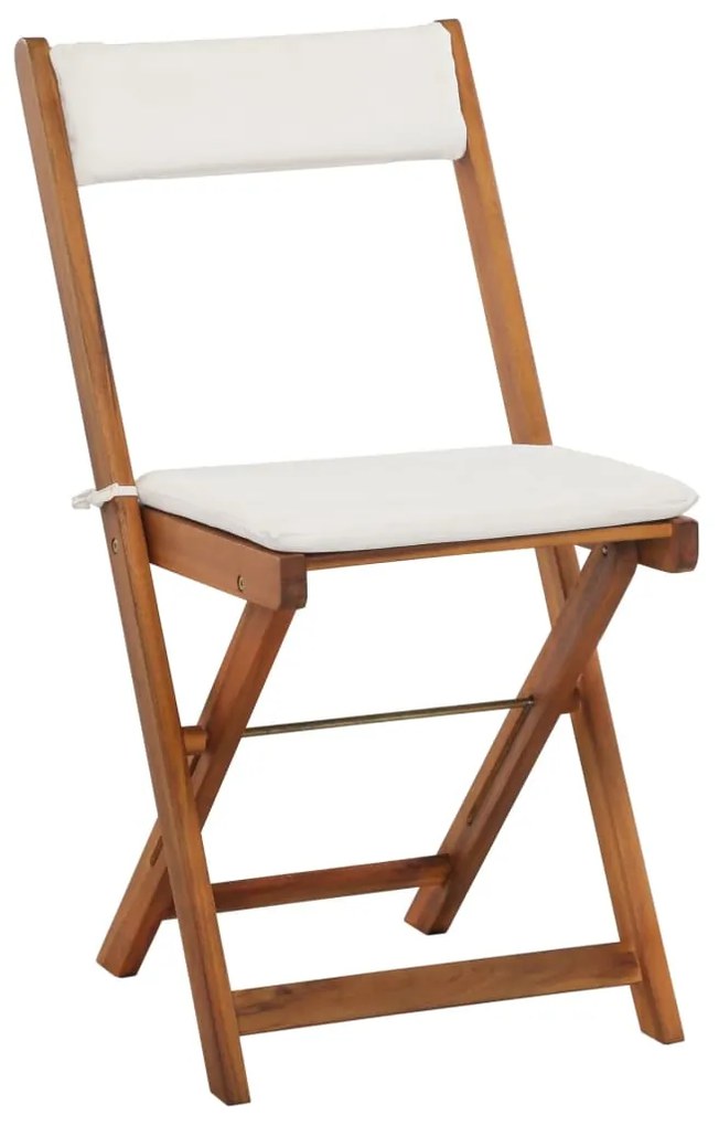 Set mobilier de gradina pliabil Culoare crem, CHINO
