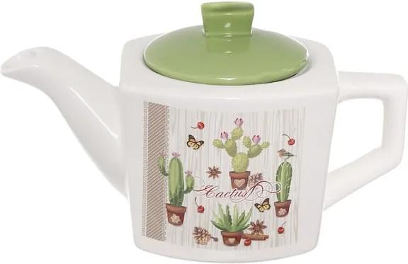 Ceainic din ceramică Kasanova Cactus, 800 ml