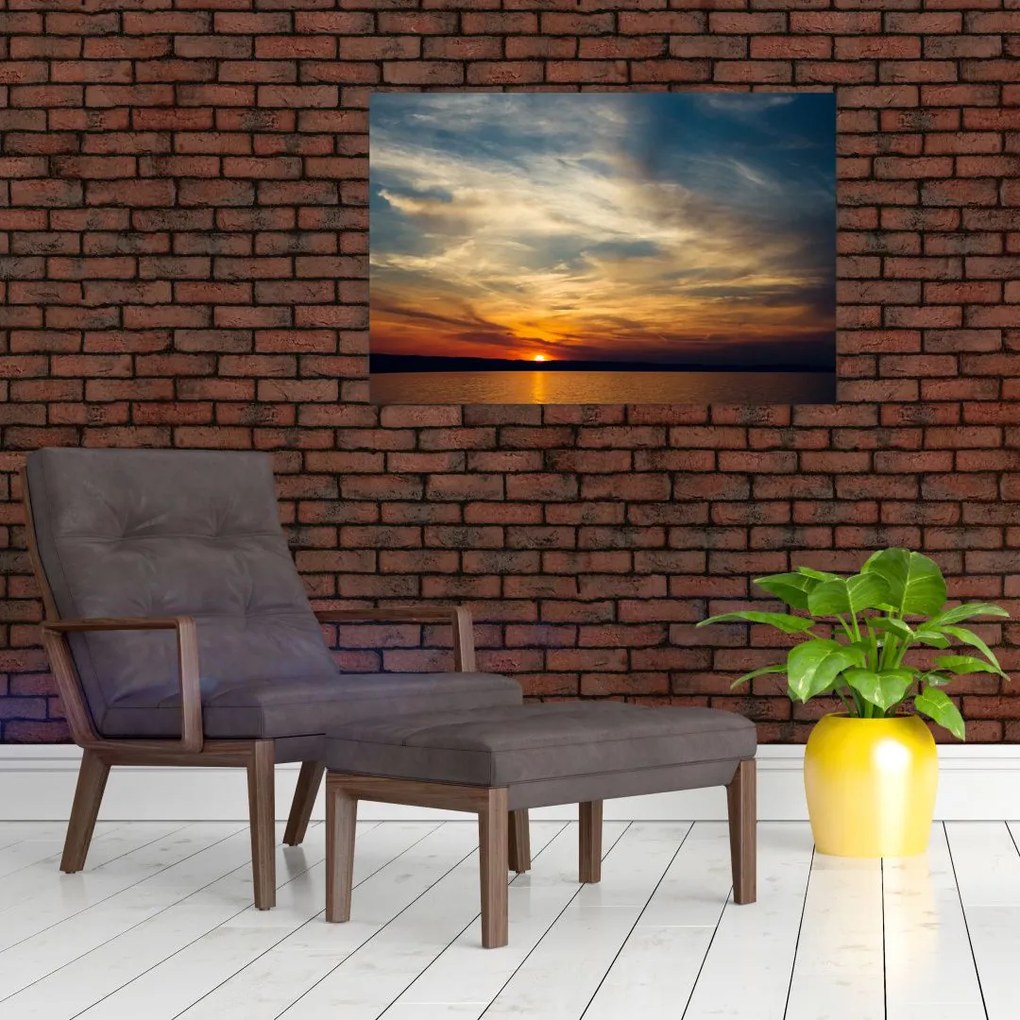 Tablou cu apus de soare (90x60 cm)