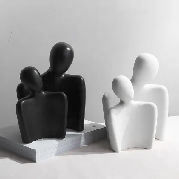 Decorațiune de masă, 20 x 5,5 x 14,5 cm, neagră