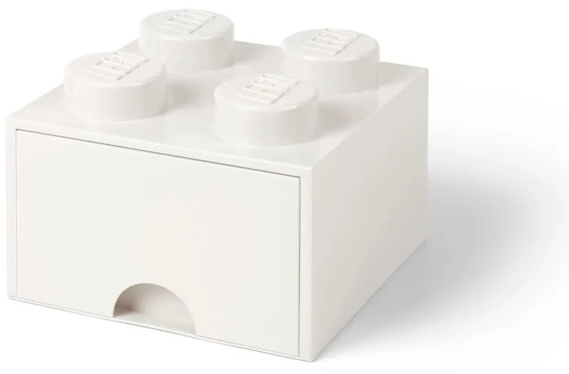 Cutie pătrată pentru depozitare LEGO®, alb