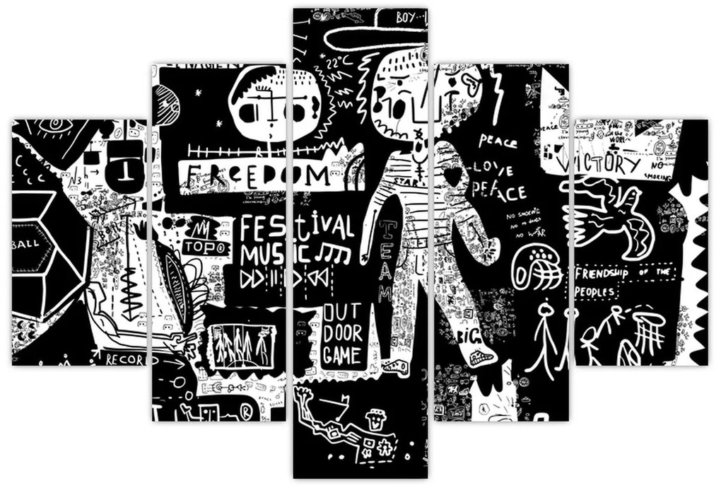 Tablou - Graffiti (150x105 cm)