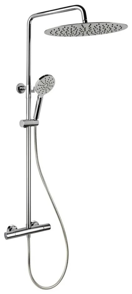 Set de duș cu baterie termostatică BATH DELUXE 31-120-13-60-00 DRAGOR crom