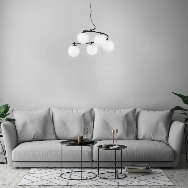 Lustră pe cablu Rabalux 5xE14/5W/230V