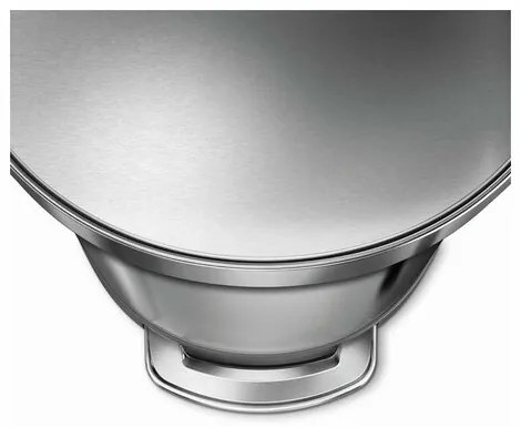 Simplehuman Coș de gunoi cu pedală 45 l, oțel mat