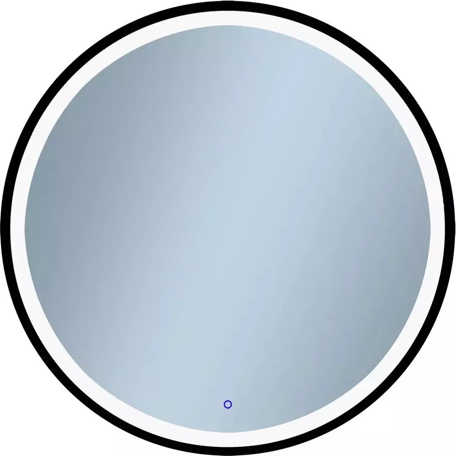 Oglinda cu iluminare Venti Rund Led II 80s cm negru