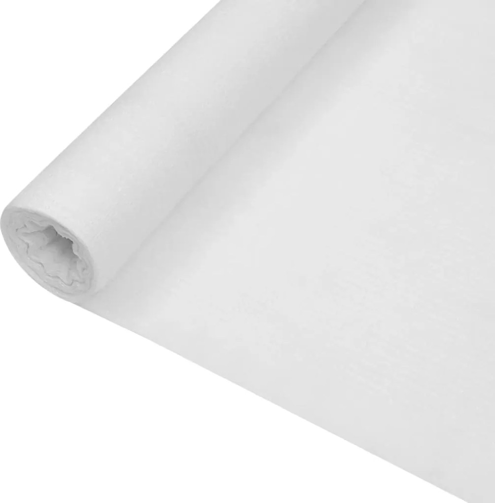 vidaXL Plasă protecție intimitate, alb, 1,5x50 m, HDPE, 195 g/m²