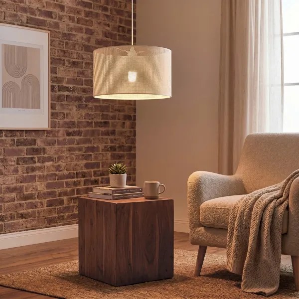 BRILAGI - Lustră pe cablu SIRIJA MODERN 1xE27/60W/230V Ø 35 cm crem