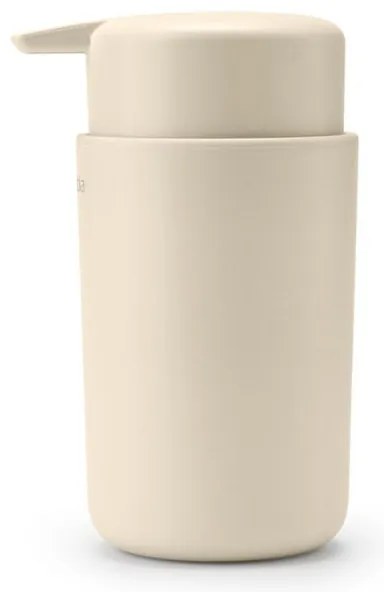 Dozator pentru sapun lichid Brabantia ReNew 1006264, 250 ml, Baza antiderapanta, Fara picurare, Bej