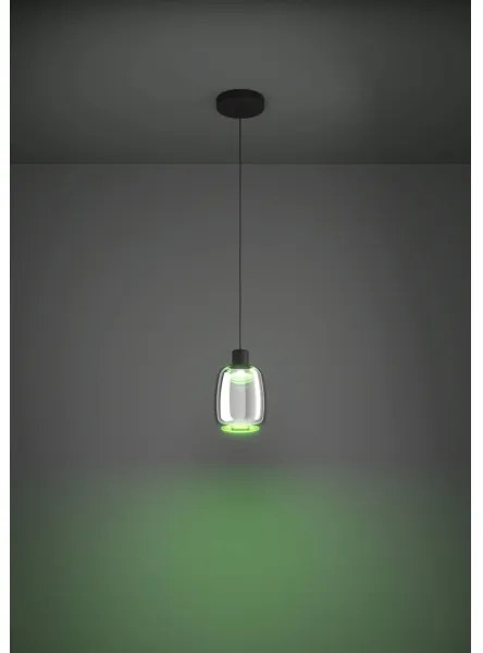 Lustră LED RGBW dimabilă pe cablu Eglo 901119 MOLOCHIO-Z LED/3,7W/230V negru