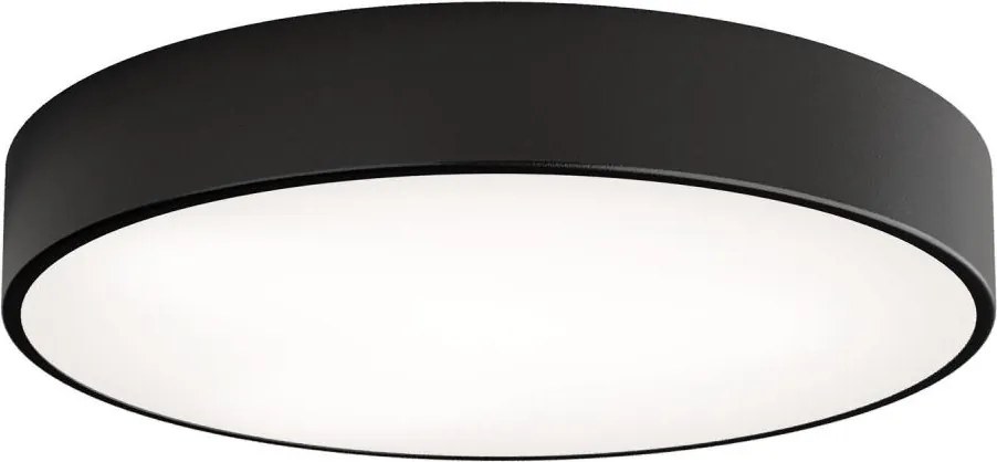 Plafonieră CLEO cu senzor, 4xE27/24W/230V, diam. 50 cm, neagră