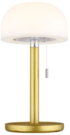 Lampă LED de masă Globo 21016M NORMAN LED/1,5W/3,7V 3000/4200/6000K alamă