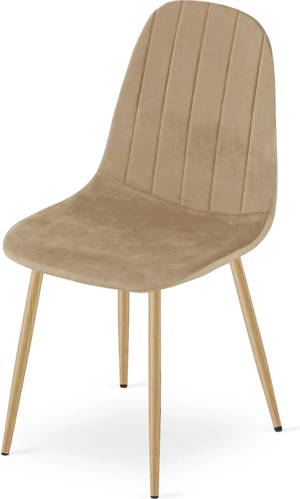 Scaun de masa PADVA VELVET, maro