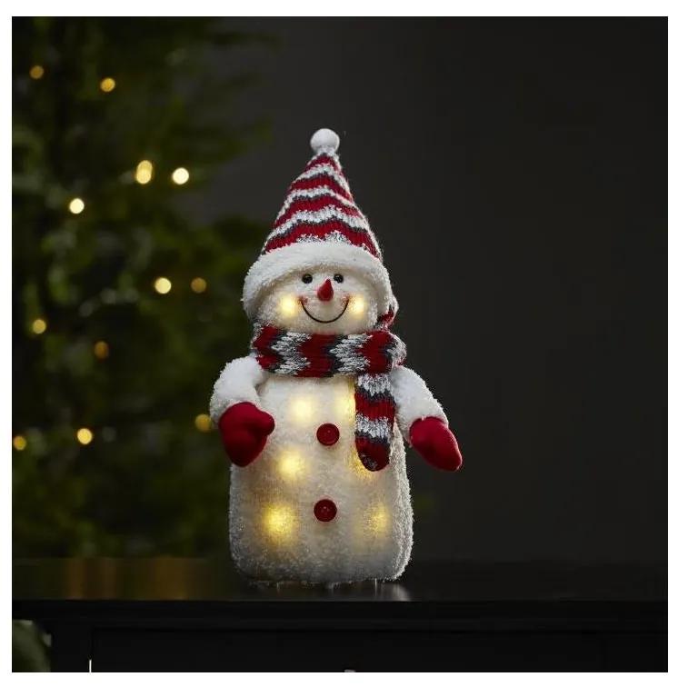 Decorațiune LED de Crăciun JOYLIGHT 8xLED/0,06W/3xAA roșie Eglo 411221
