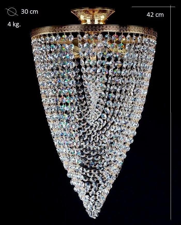 Plafoniera cristal Bohemia diametru 30cm Gianna I CE