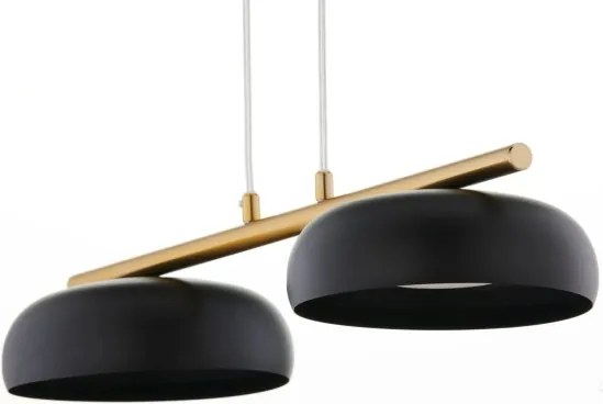 Lustru pe cablu OLAF 2xGX53/12W/230V negru/auriu