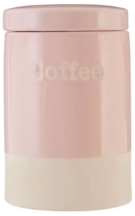 Recipient din ceramică pentru cafea Premier Housewares, 616 ml, roz