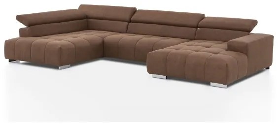 Colțar în formă de U TROPEA stânga, maro