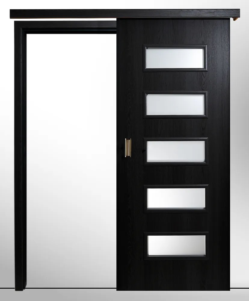 Usa glisanta HDF aplicata pe perete - Colectia ELIAS 4.5 Toc reglabil de bordare 260-350 mm