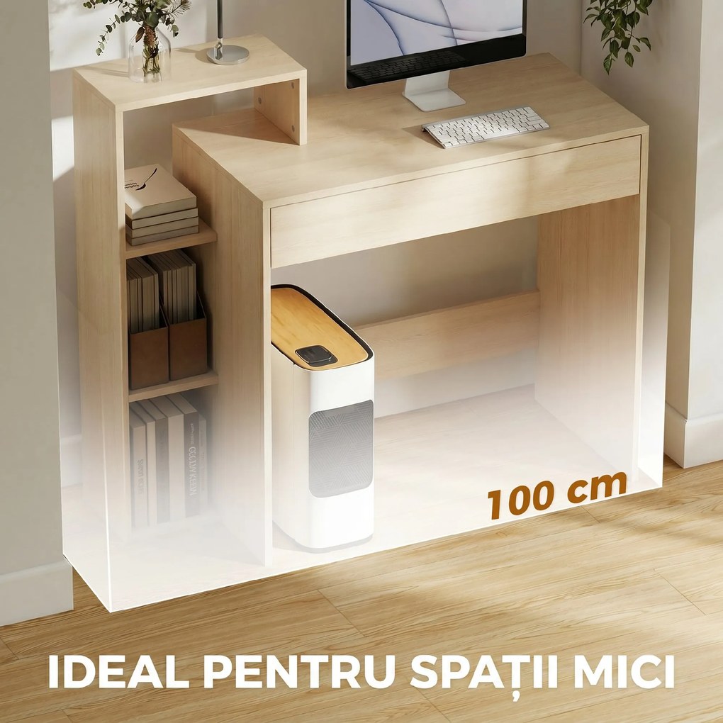 HOMCOM birou dotat cameră de studiu | Aosom Romania