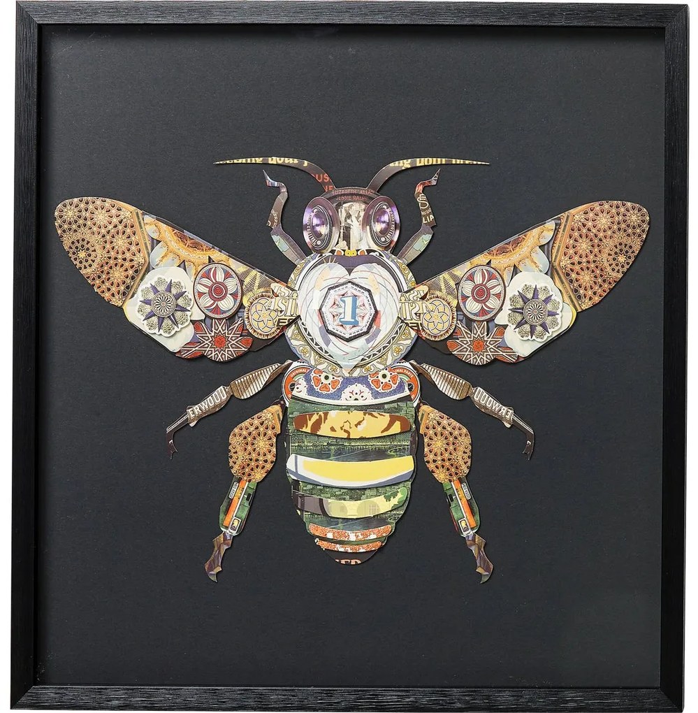 Tablou cu rama Art Bee 60x60cm