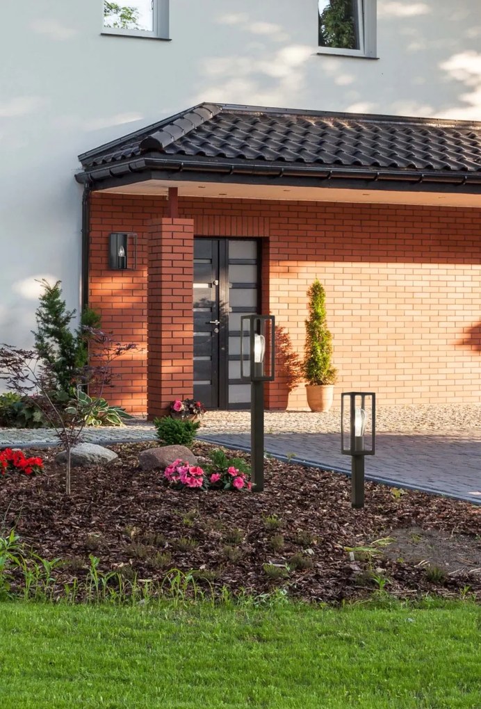 Aplica de perete exterior stil clasic IP44 Box 8204BK SRT