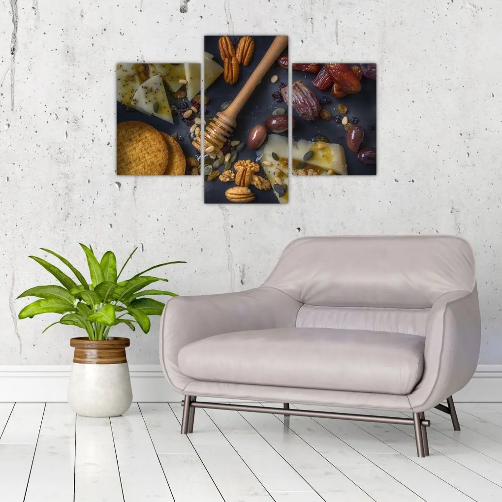 Tablou cu cu fructe uscate (90x60 cm)