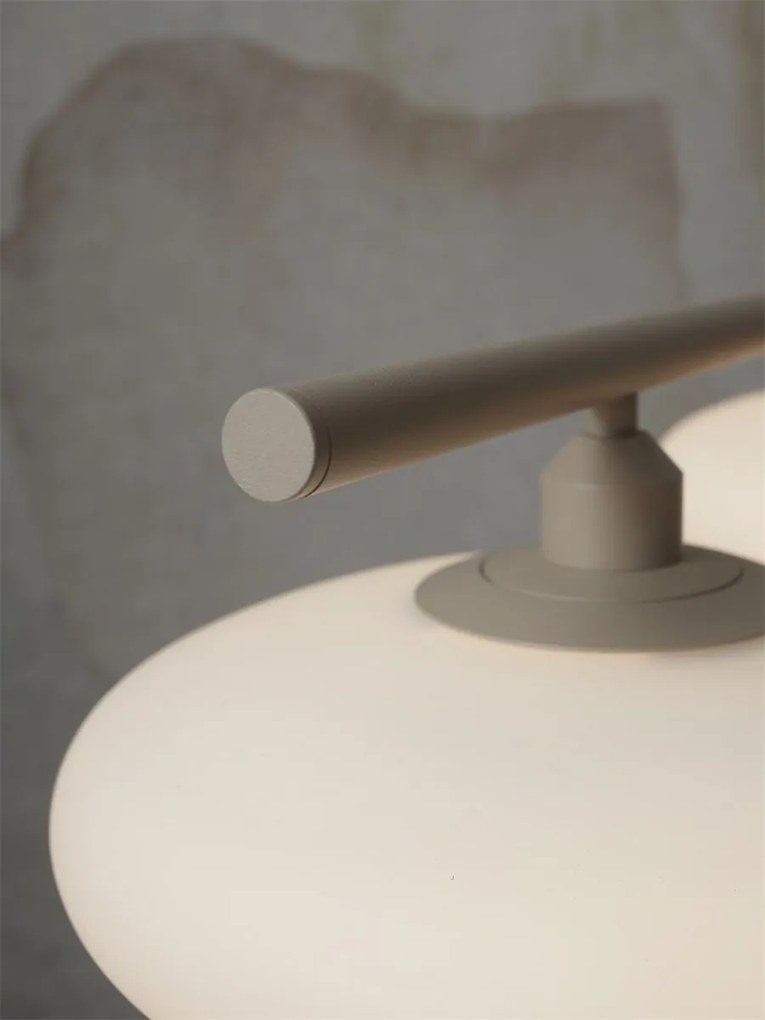 Lustra suspendata design modern Sapporo 3 alb/sand