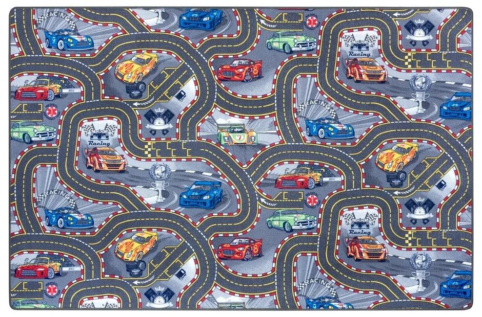 Covor pentru copii Hanse Home Play Race Track, 160x240 cm