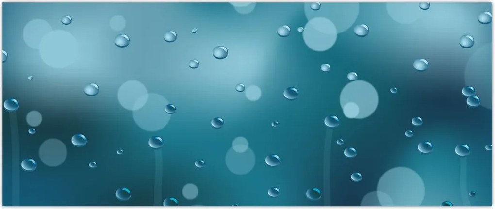 Tablou cu picături (120x50 cm)