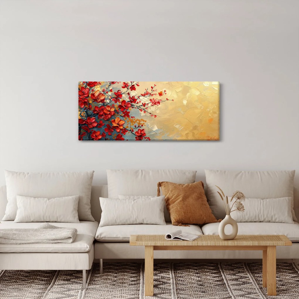 Tablou - Copac înflorit (120x50 cm)