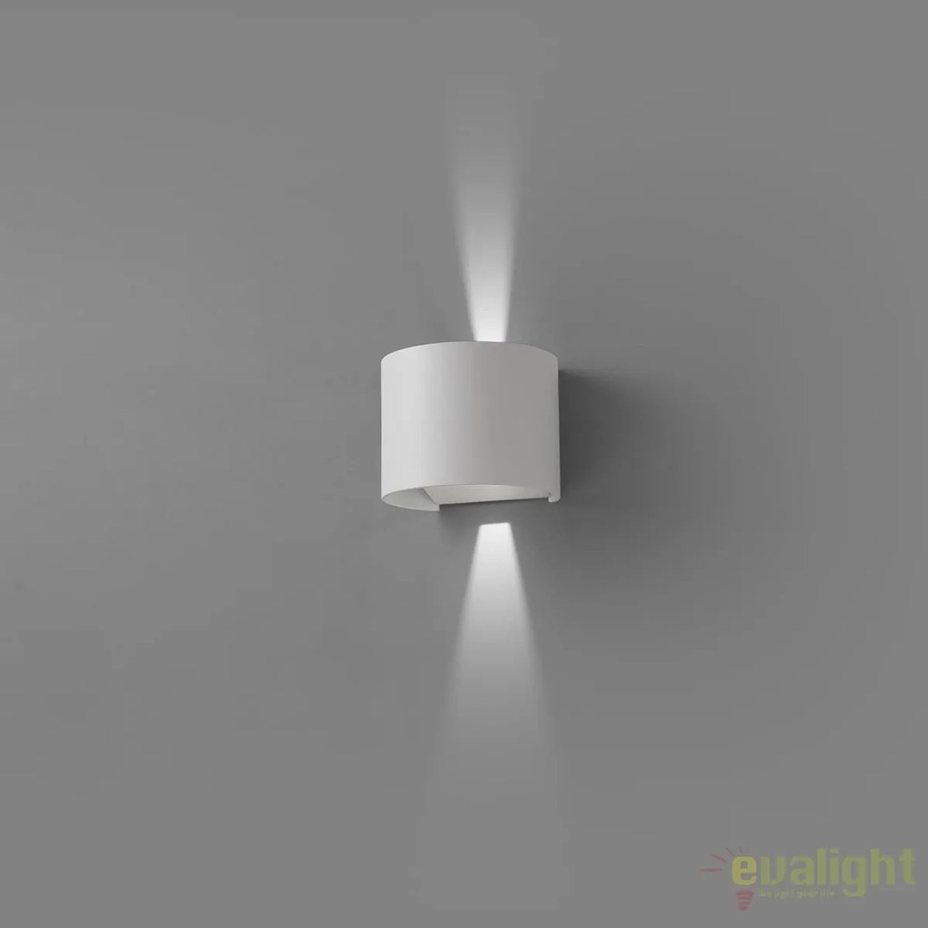 Aplica de perete LED exterior IP54 stil decorativ SUNSET alba 70686