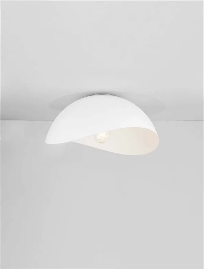 Lustra aplicata design decorativ OPSI alb D-40cm