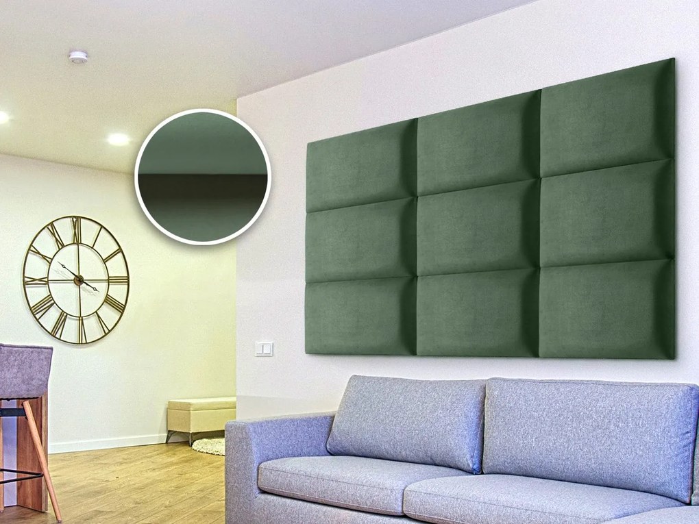 Panou tapițat Soundless 40x30 cm (verde). 1068518
