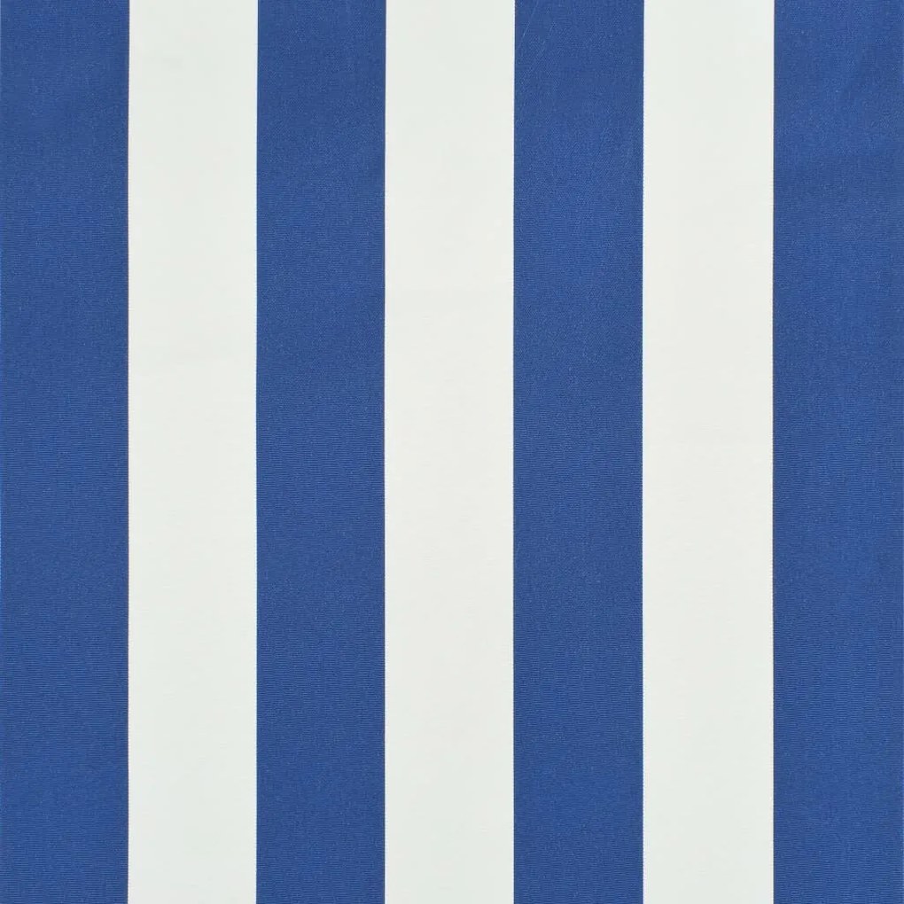 Copertina de bistro, albastru si alb, 350 x 120 cm Albastru si alb, 350 x 120 cm
